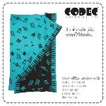 ผ้าห่ม ไหมพรม ลายดนตรี